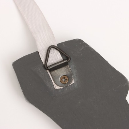 Suspended decor "Horseshoe for happiness and good luck" steel with an echoing silverie, 12x12cm-4