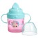 Children's player with solid nose "Bunny Polly", 150 ml., With handles, pink color