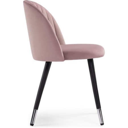 GABI Metal/velor, black/pink 50x53x79 cm chair-2