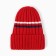 Children's hat, red color, size 52-54