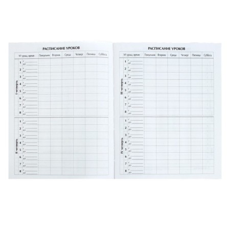 Universal diary for grades 1-11, Flamingo, solid cover 7BC, glossy lamination, 40 sheets-6