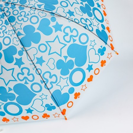 Umbrella - a semiautomatic “mood” cane, 8 knitting needles, r = 45 cm, mix color-15
