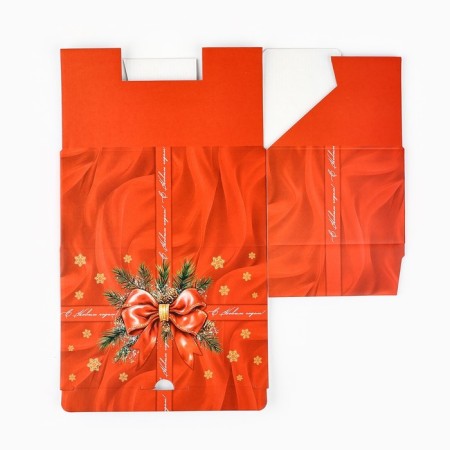 Gift New Year's folding “luxurious bow”, 22 x 15 x 10 cm, new year-4