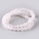 Beads made of natural stone "White quartz" set 90 pcs., Size 1 pc. - 4 mm