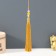 Suspension Textile, metal "Butterfly" gold 1x1.2x16.5 cm