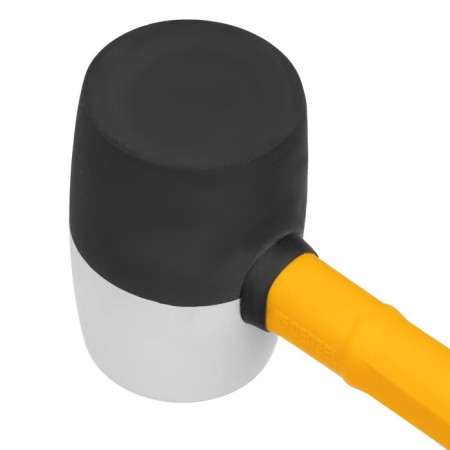 Rubber Kiyanka Denzel 11102, black and white, fiberglass handle with tpr coating, 450 g-2