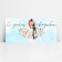 Formal money envelope "Happy Wedding", Blue, 17.5 x 8 cm