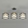 Ceiling lamp 3x60W E27, size 54x13x28 cm