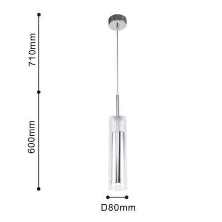 Suspension Aenigma 80 mm, GU10LED 5W-2