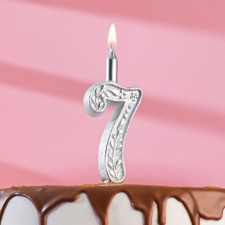 Candle for cake the number 