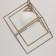 Lamp "Prism", 7W LED 3000k 560lm, nickel color, bronze