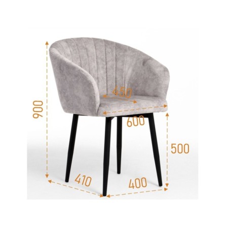 Verona 600 chair, light gray-5