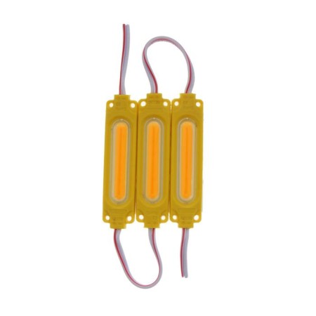 LED lighting of the salon 12 V, COB, 7 × 1.6 cm, IP68, 1.5 W, Light yellow
