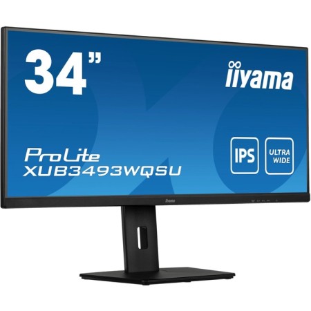 Monitor IIYAMA 34 "Prolite Xub3493WQSU-B5 Black IPS LED 21: 9 HDMI M/M Matte Has Piv 400c 107352-2
