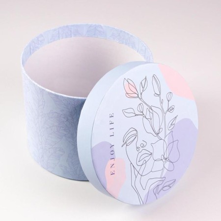 Gift round, packaging, "delicate", 15 x 18 cm-2