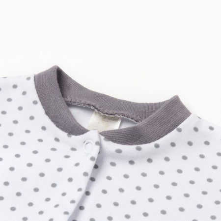 Body with a long sleeve, color gray peas, height 56-1