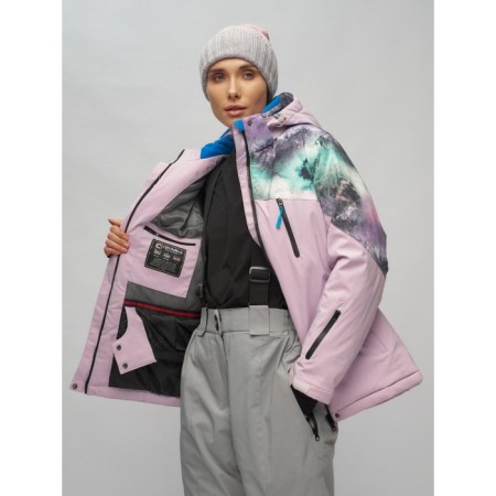 Ski suit, size 58, purple color-5