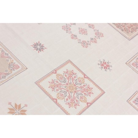MEIWA tablecloth, 122 x 152 cm, roll 10 pcs, white/red color-5