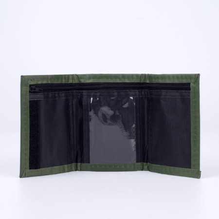Wallet, Velcro department, green color-5