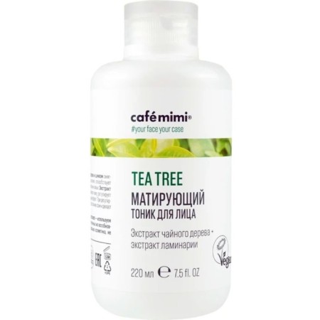 Café Mimi Tea Tree faces, matting, 220 ml