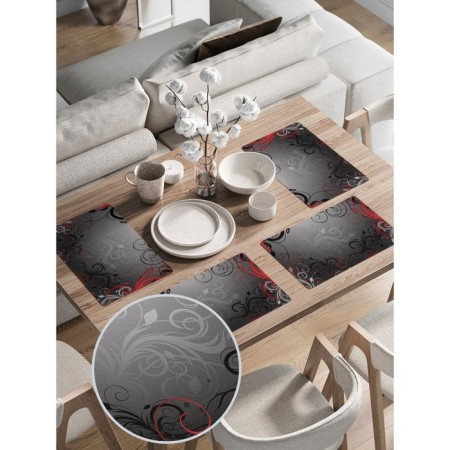 A set of napkins with a photo print, size 30x46 cm, 4 pcs-1