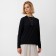 Jumper (Longsliv) Women's Minaku: Minaku: Basic Line Collection, Black Rr. 44 color