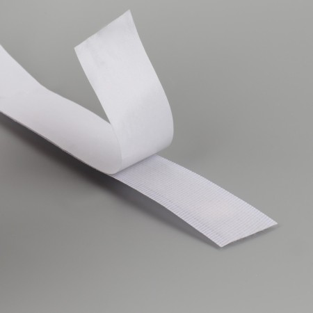 Velcro "loop", on an adhesive basis, 20 mm × 25 ± 1 m, white color-5