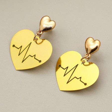 Earrings "Witches do not get old", 2.5 x 4 cm-2