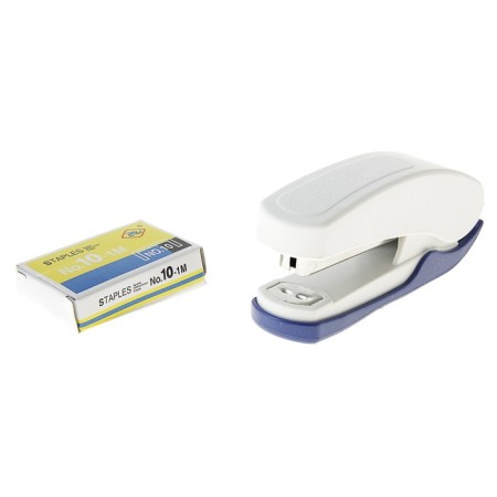 Stapler No. 10 to 15 sheets with brackets, blister, mix