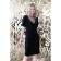 Velvet women's dress, size 46