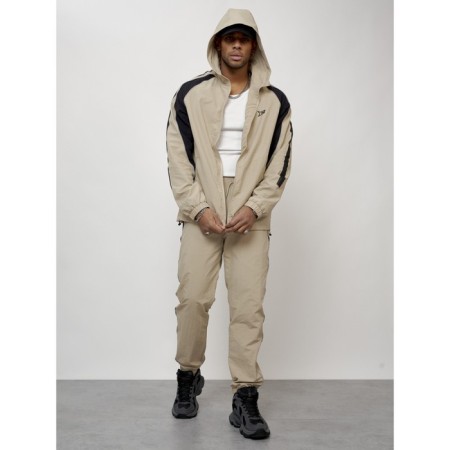 Sports suit men's, size 56, beige color-8
