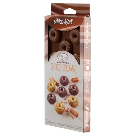 Form for the preparation of sweets Choco Crown 11 × 24 cm, silicone-8