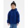 Demisason windbreaker for Minaku boys from SoftShell on fleece, waterproof, dark blue, height 110 cm