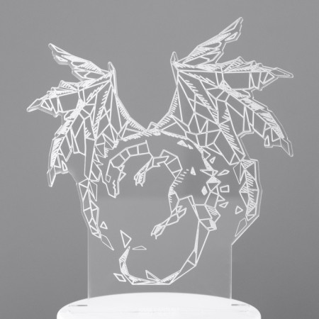 Light "Dragon" LED RGB from the network 14.2x9.5x16 cm Risalux-6