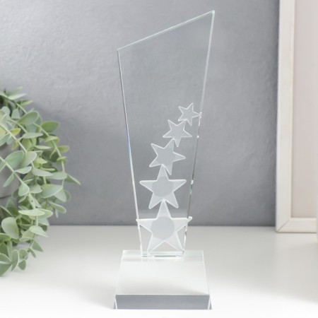 Souvenir glass "Stela award - winner" 25x8x5.8 cm-3