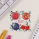 Icons sunset set 3 pcs d = 25 mm "Berries" 7x7 cm
