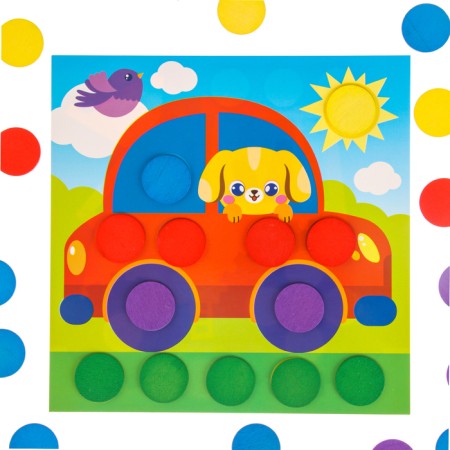 Funny circles "Play with transport"-2