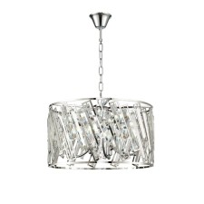 Светильник подвесной St Luce. SL1103.113.08. Letina. 8х60 Вт, E14, 50х50х50 см, цвет хром