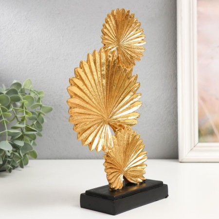 Souvenir Polystone "Fanny Palma" Gold 5.5x13x24.5 cm-1
