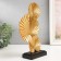 Souvenir Polystone "Fanny Palma" Gold 5.5x13x24.5 cm
