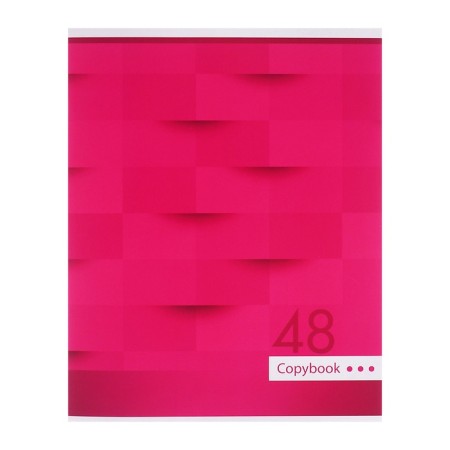 Notebook of 48 sheets in the Calligrata Mosaic cage, covered cardboard, block No. 2, whiteness 75% (gray sheets), mix-3