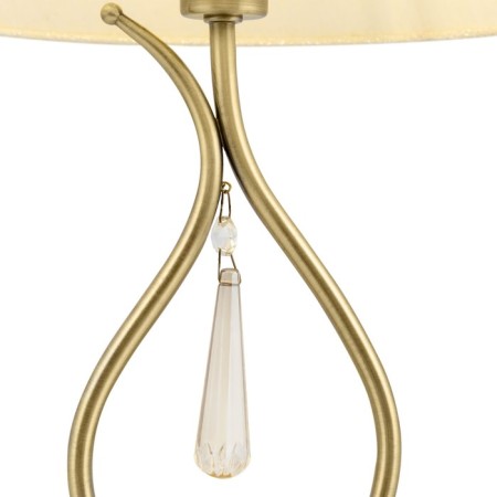 Freya Fr2019TL-01BS MADELINE, 280x280x460 mm desktop lamp, E14, 1x40W, brass color-1