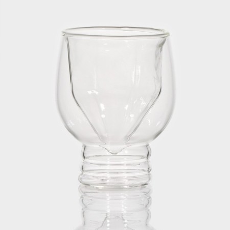 Set of glass piles with double walls "Almaz", 100 ml, 6 pcs-2