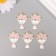Decor for creativity Metal, enamel "Bouquet of flowers" 3.4x2.5 cm