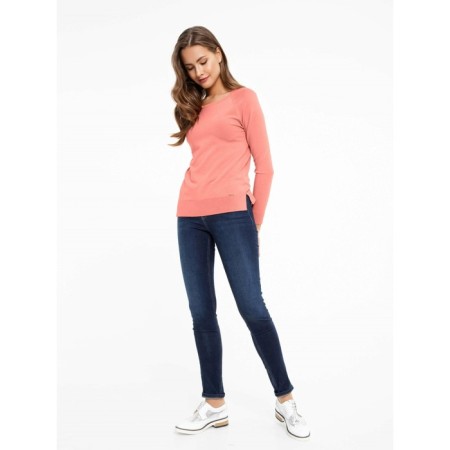 Jumper Female Conte Elegant, Size S, Coral Color-1