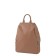 Backpack, lightning department, dark beige color 33x27x13cm