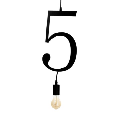 Bayerlux lamp "Figure 5" E27 40W black 35x17 cm-1