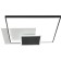 LED LED LED RIVOLI BERYL 6122-103 162W, 3000K-6000K, with a remote control