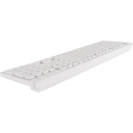 Keyboard + Mouse Rick 240m Claw: White Mouse: White USB Wireless Slim Multimedia (1091258 10046-8