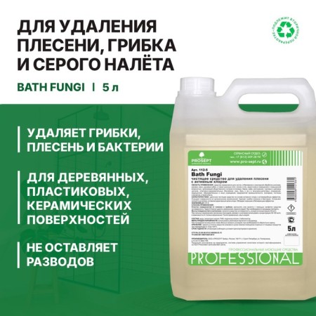 ProSept mold removal, with a disinfectant effect, BATH FUNGY, concentrate, 5 liters-2